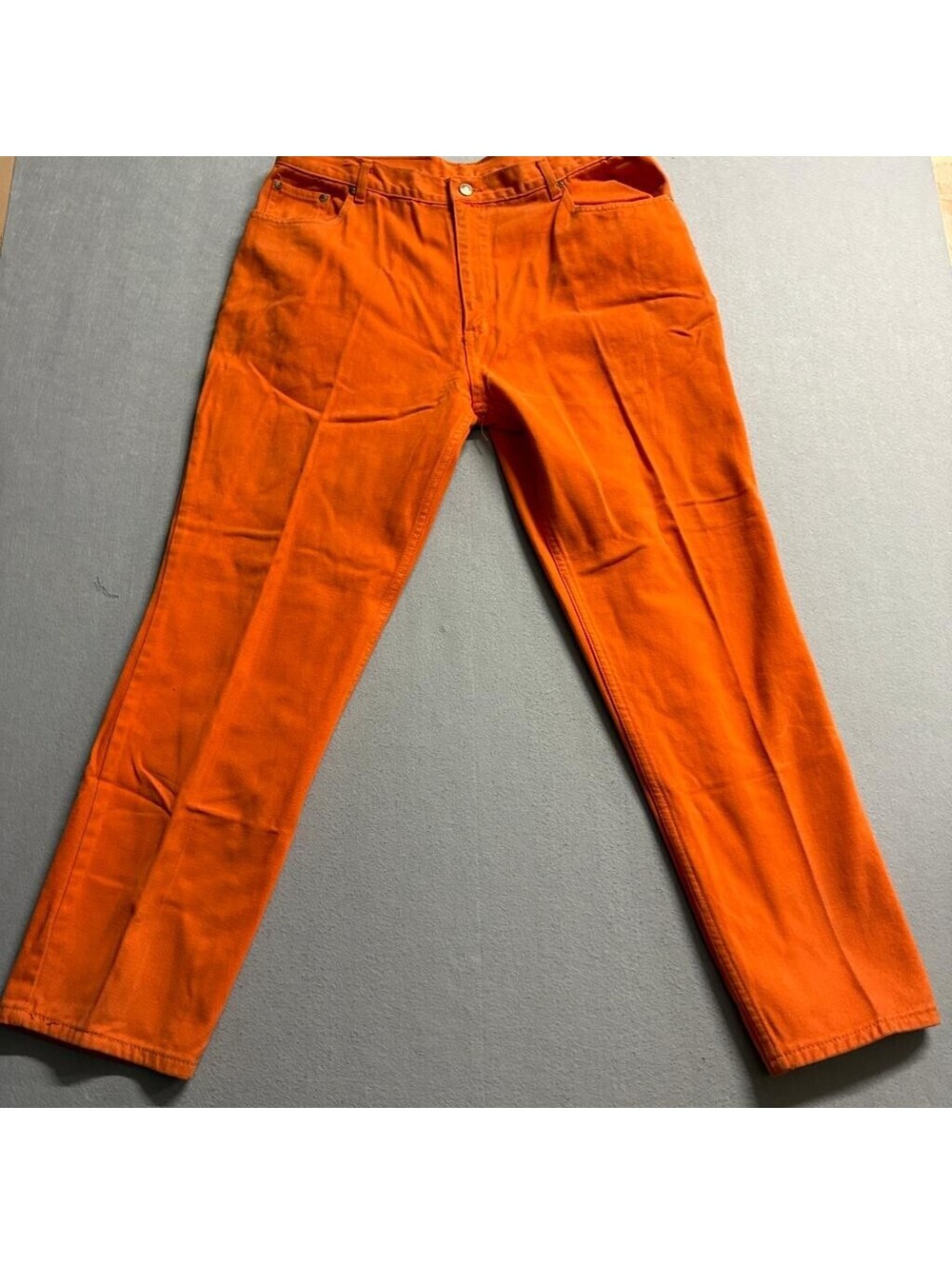 Vintage Pepper Fashion Jeans Womens Size 40 Orange Cotton Denim High Rise